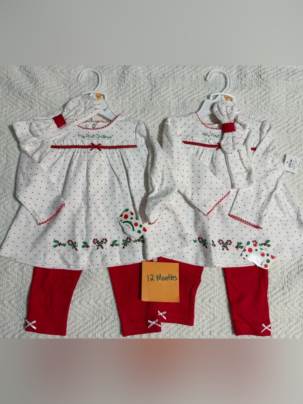 12 month twin baby girl Christmas lot!